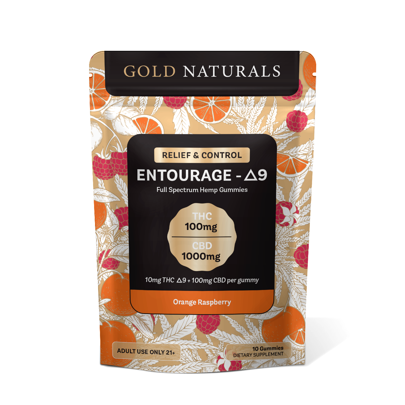 Gold Naturals Entourage Δ9 Gummy