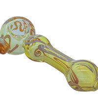 LA Pipes "Painted Warrior Spoon" Glass Pipe