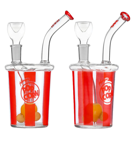 Hemper Popcorn Water Pipe - 6" / 14mm F