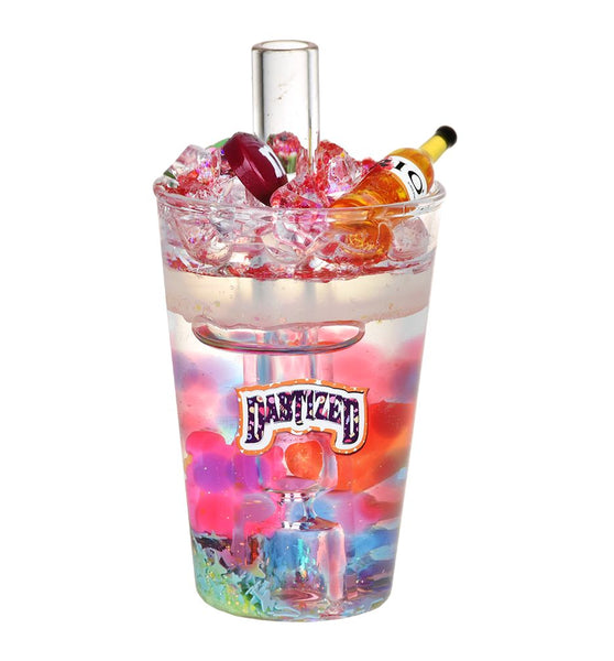 Dabtized Bottoms Up Shot Glass Hand Pipe - 4"/ Assorted Designs