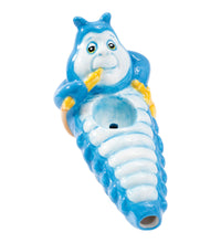 Wacky Bowlz Smoking Caterpillar Ceramic Hand Pipe - 4"