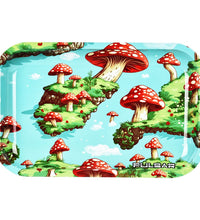 Pulsar Metal Rolling Tray - Floating Mushrooms / 11"x7"