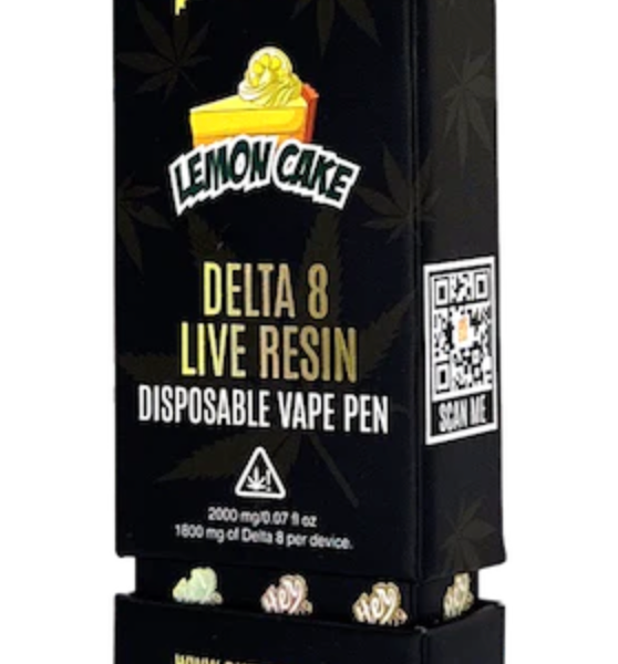 Butter OG Delta 8 Live Resin Disposable Vape 2G - Lemon Cake (Indica)