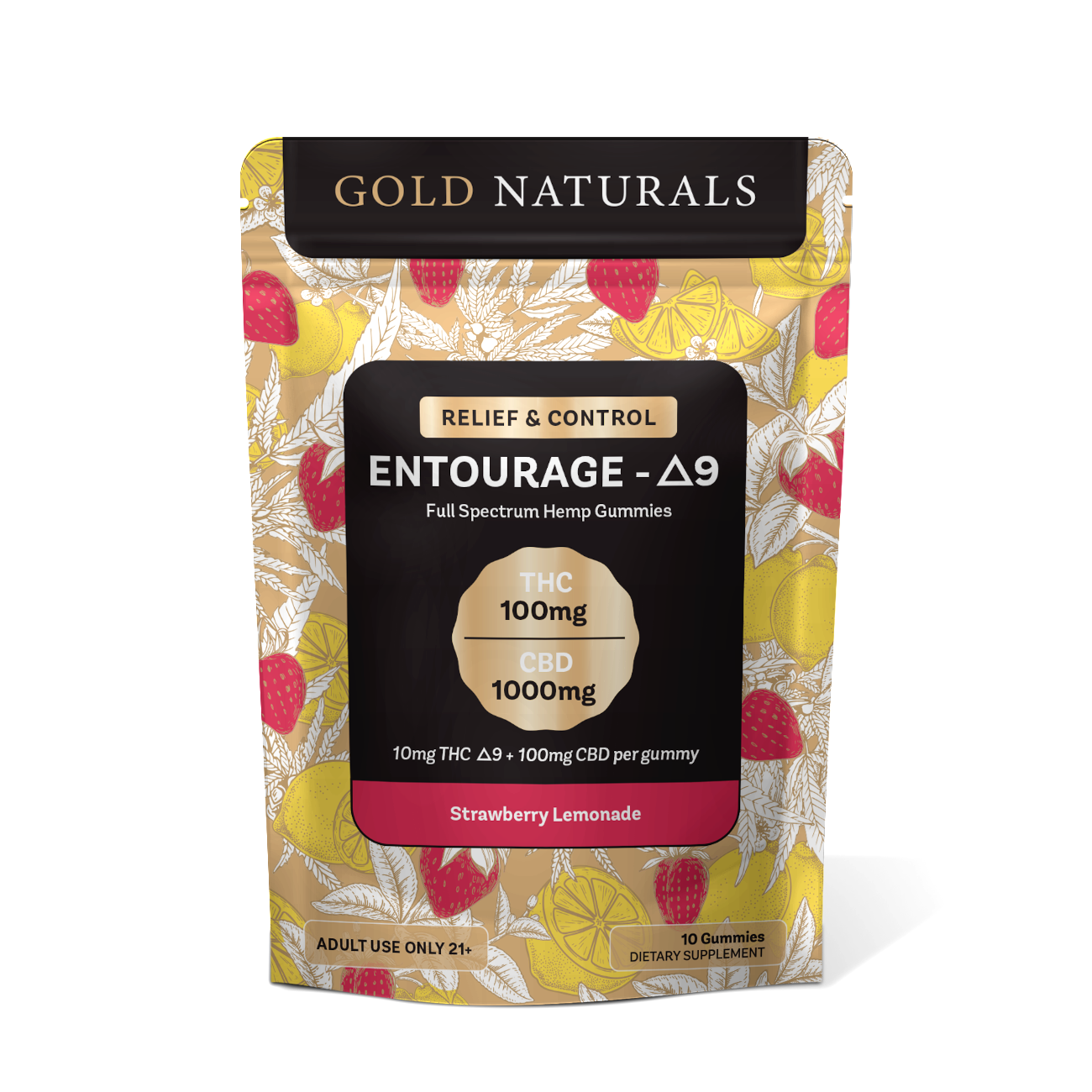 Gold Naturals Entourage Δ9 Gummy