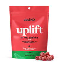 cbdMD Delta 9 THC Uplift Gummies 100MG - Watermelon