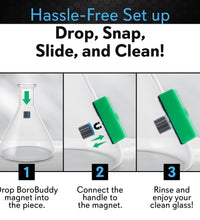 BoroBuddy™ Magnetic Glass Cleaner