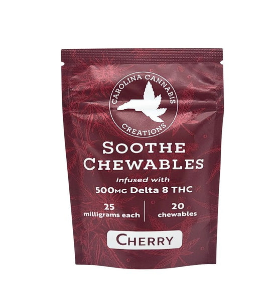 Soothe Chewables | Delta 8 | Cherry 20ct bag