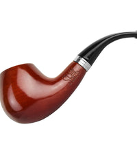 Pulsar Shire Pipes Bent Apple Cherry Wood Tobacco Pipe