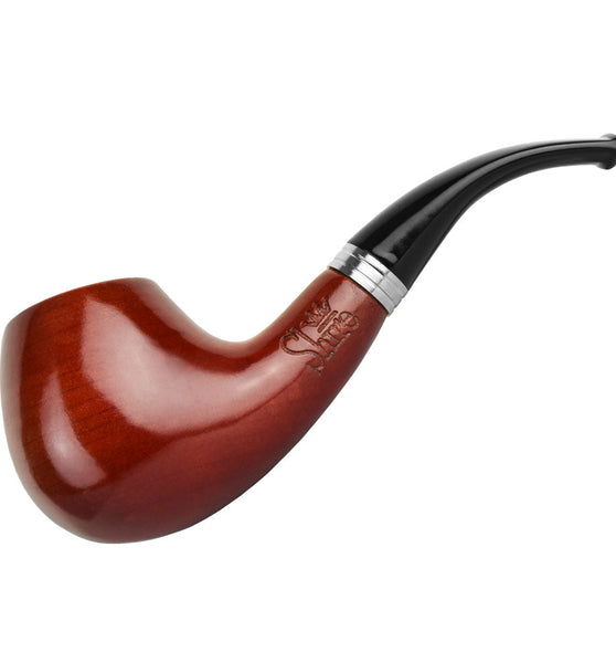 Pulsar Shire Pipes Bent Apple Cherry Wood Tobacco Pipe