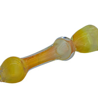 LA Pipes "Chill Fumes" Silver Fumed Chillum