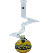 LA Pipes "Switchback" Bubble Base Bong