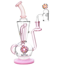 Pulsar Delectable Donut Recycler Dab Rig Kit - 10.75"/14mm F / Colors Vary