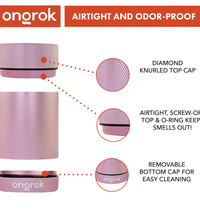 Ongrok Aluminum Metal Storage Jar