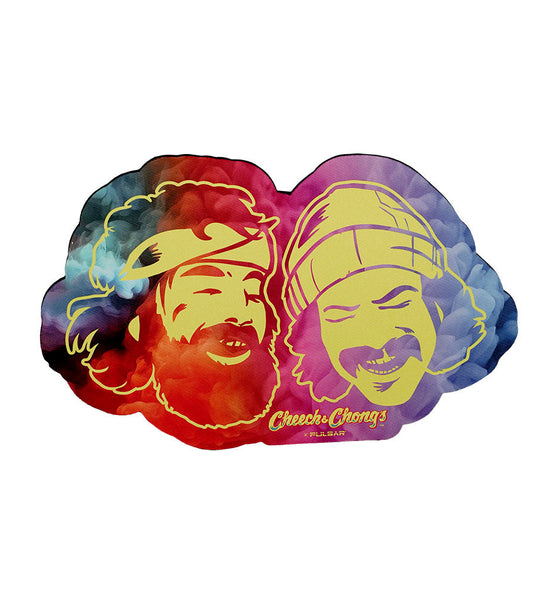 Cheech & Chong's x Pulsar DabPadz - Smoke / Diecut / 15" x 9.5"