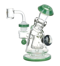 Diamond Glass Gold Hammer Perc Dab Rig - 6" / 14mm F