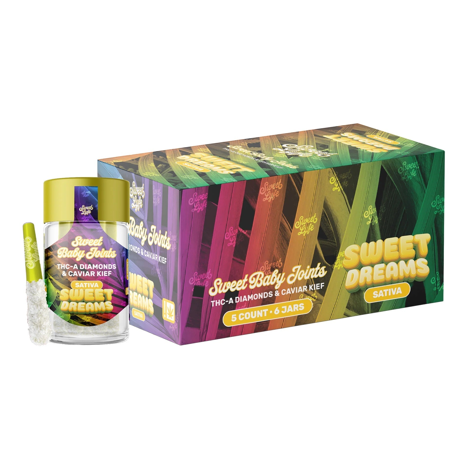 Sweet Lyfe Sweet Baby Joints THC-A Diamonds & Caviar Kief Sativa