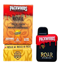 Roar x Packwoods Nug Run Concentrate 3500MG LIVE RESIN THC-B + THC-H, D11 +D8 - Sunset Sherbert