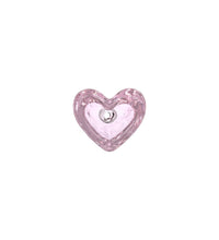 Pulsar Heart-Shaped Bowl Herb Slide - 14mm M / Pink 9ct