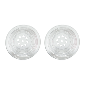 18mm Glass Bowl Replacement for Waxmaid Handpipes and Silicone Bowls (2 Pack)