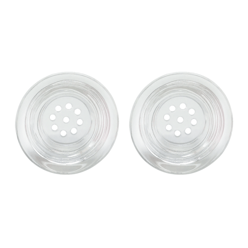 18mm Glass Bowl Replacement for Waxmaid Handpipes and Silicone Bowls (2 Pack)