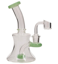 Glassic Hourglass Dab Rig with Color Accents