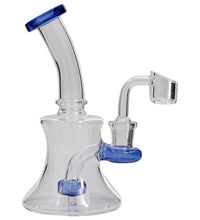 Glassic Hourglass Dab Rig with Color Accents