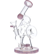 7" Hourglass Base Water Pipe - Blue