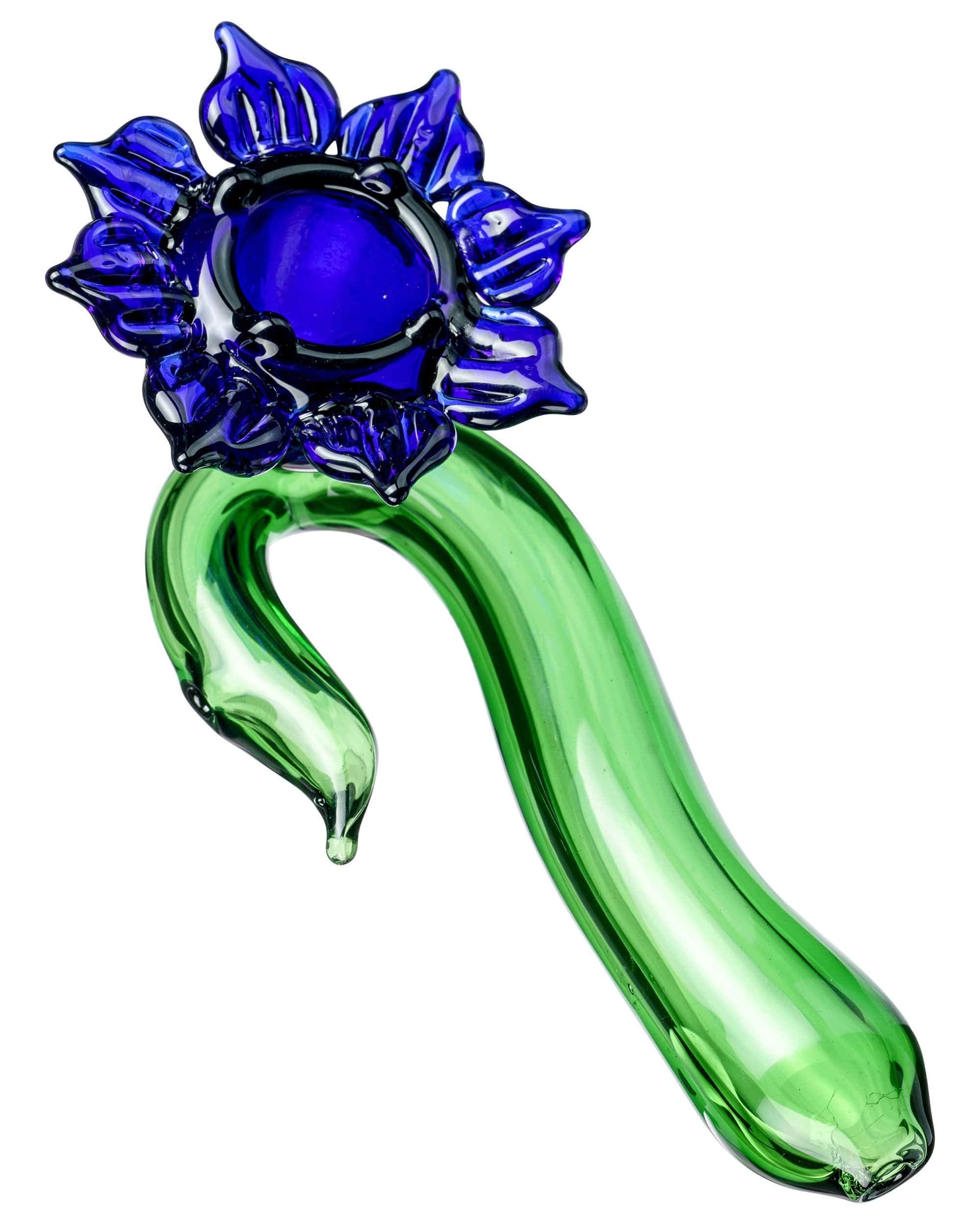Violet Flower Spoon Pipe